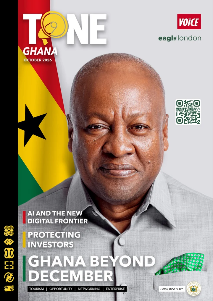 Front cover of the TONE Ghana edition